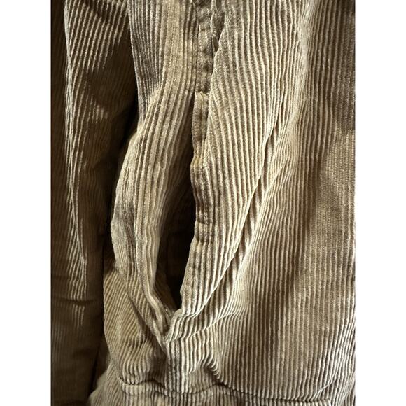 Rare Vintage LL BEAN Plaid Lined Corduroy Canvas Chore Jacket 90s Small - Picture 4 of 12